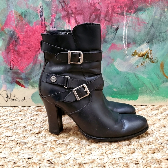 Harley-Davidson Shoes - Harley Davidson Heeled Buckle Boots